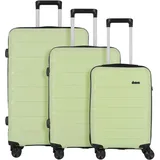 d & n Travel Line 4100 Koffer-Set 3-tlg. grün/mint