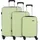 d & n Travel Line 4100 Koffer-Set 3-tlg. grün/mint