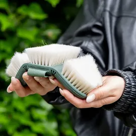 Waldhausen Flex Glanzbürste, Borsten aus Ziegenhaar, mistel