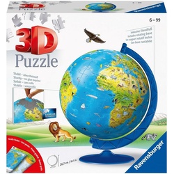 Ravensburger Puzzleball Kinderglobus in deutscher Sprache, 180 Puzzleteile, Made in Europe, FSC® - schützt Wald - weltweit bunt