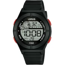 Lorus R2363NX9 36mm Digital schwarz Silikonarmband schwarz