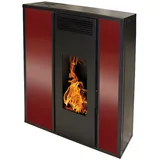 Interstoves Pelletofen Tessa rot 9,7 kW, WIFI-Control optional