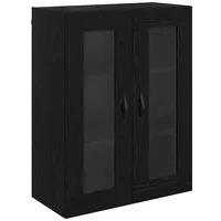 VidaXL Wandschrank Schwarz Eichen-Optik 69,5 x 34 x 90