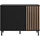 Finori Monza 118 x 90 x 40 cm Schwarz / Artisan Oak