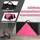 Costway Weichbodenmatte klappbar, Gymnastikmatte Yogamatte Turnmatte Klappmatte Fitnessmatte, 240 x 120 x 5 cm - Schwarz/Rosa