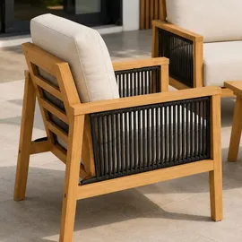 Greemotion Monaco Set 4-tlg. Grau/Braun