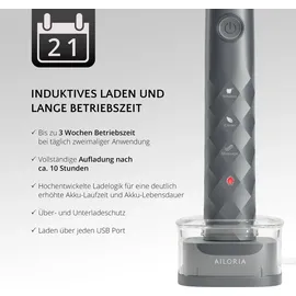 AILORIA SHINE BRIGHT Onyx Shadow inkl. USB-Netzstecker