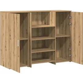 vidaXL Empfangstheke Artisan-Eiche 135x50x103,5 cm Holzwerkstoff