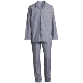 Seidensticker Pyjama Web Blau 58