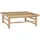 vidaXL Gartentisch 65x65x30 cm Bambus