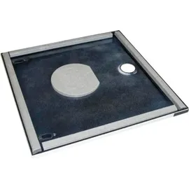 Kaldewei SUPERPLAN ZERO 1544-5, Duschwanne mit Wannenträger extraflach, 110x100cm, 354447982667,