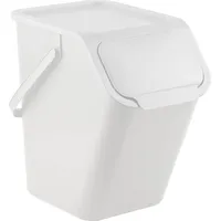 Practic Wertstoffbehälter 25 Liter Weiß