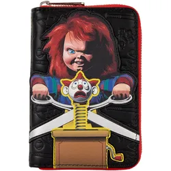 Chucky Clown Cosplay Zip Around Wallet