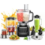 honinjoy 10-in-1 Küchenmaschine und Mixer Kombination Stabmixer