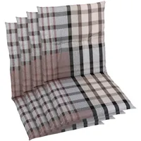 GO-DE Sitzauflage GO-DE, braun, B:48cm H:5cm T:98cm, Polyester, Baumwolle,