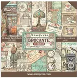 Stamperia Scrapbook Paper Pad Brocante Antiques 20,3 x 20,3 cm