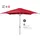 Doppler Alu Expert Ø 300 cm Rot