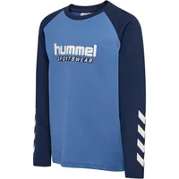 Hummel Hmljr Logo Kinder 7379 | dutch blue 134/140