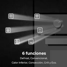 Cecotec - Bolero Hexa M236000 Glass Black Time A - Transparent