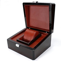 SHISHANG 1 Watch Bit Aufbewahrungsbox Uhrenbox High-End-Holz-Schmuck-Box Uhrenbox Holzbox Armband Box High-End-Verpackung Wein rot