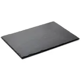 Gastro Spirit Servierplatte Schieferplatte 45 x 30 x 0,5 cm, schwarz, Schiefer, (Set, 4-tlg., 4er Set Naturschieferplatten), Dekoanwendungen schwarz