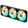 Gigabyte Lüfter, EZ CHAIN ​​​​RVS FAN 3-PACK, 3x120mm, schwarz