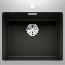 Blanco SUBLINE 500-IF/A mittig Granit schwarz Handbetätigung 543 x 400 mm