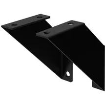 ML-Design Regalhalterung Schwarz, Metall, Dreieckige Regalhalterungen,