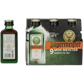 Jägermeister 9 x 0,02l