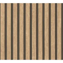 A.S. Création Vliestapete Holzpaneele 0,53 x 10,05 m 391091 Beige/Braun
