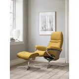 Stressless Stressless® Relaxsessel »Sunrise«, mit Cross Base, Größe S, M & L, Holzakzent Eiche, gelb