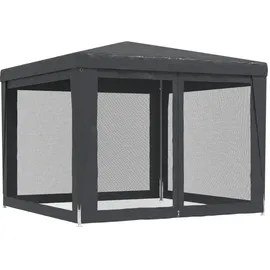 vidaXL Pavillon 3 x 3 m inkl. 4 Seitenteile Anthrazit