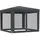 vidaXL Pavillon 3 x 3 m inkl. 4 Seitenteile Anthrazit