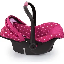 Bayer Design 67967AA Puppen-Autositz EasyGo, Puppenzubehör, passend zu Vario-Puppenwagen, mit Dach, verstellbarem Griff, Sicherheitsgurt, für Puppen Autositz,