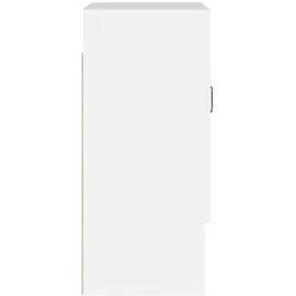 vidaXL Wandschrank Weiß 60x31x70 cm Holzwerkstoff