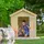 TIMBELA Spielhaus M570R-1 Rot/Natur