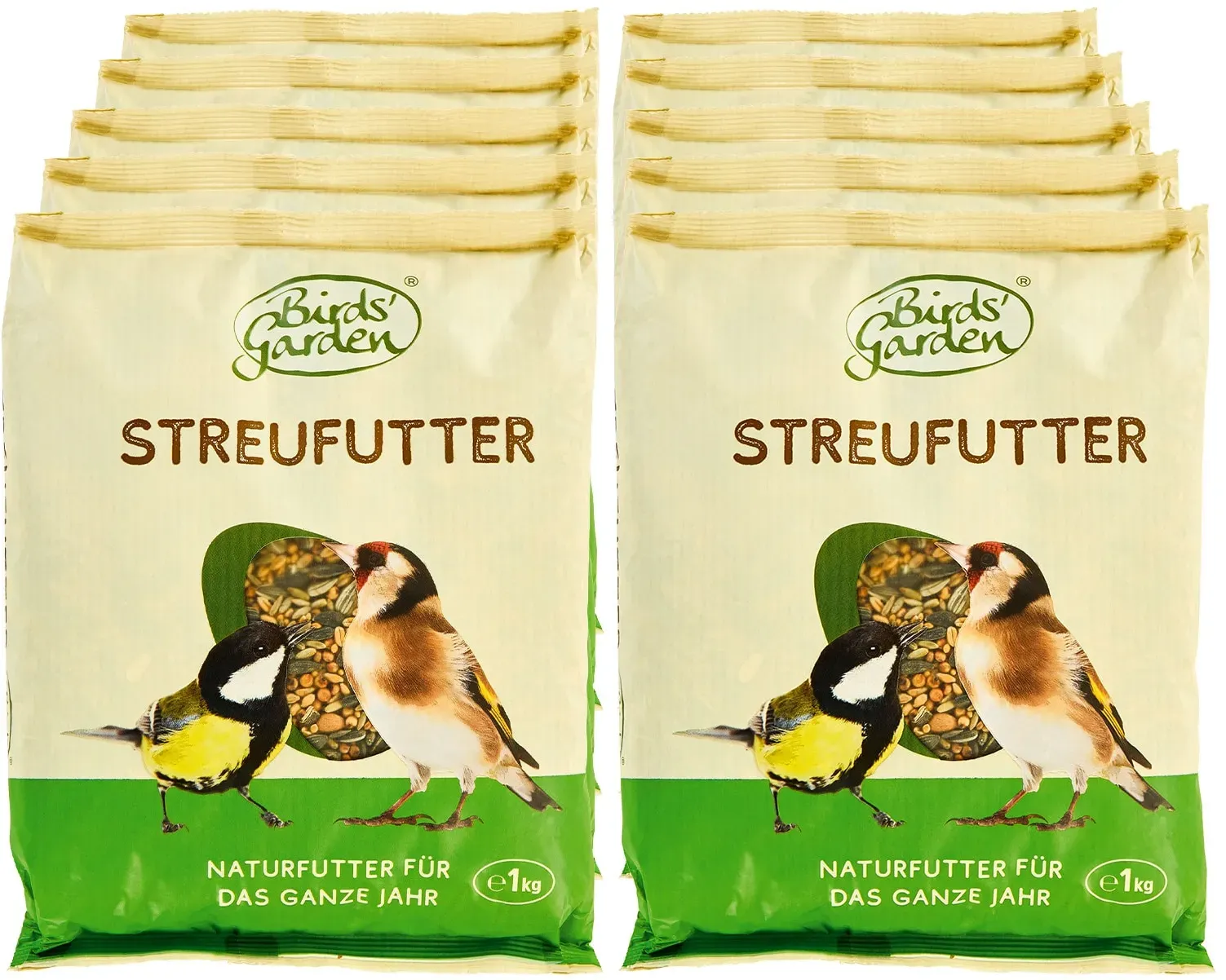 Birds Garden Streufutter 1 kg, 10er Pack