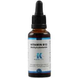 KLEAN LABS VITAMIN B12 Methylcobalamin 30 ml Flüssigkeit