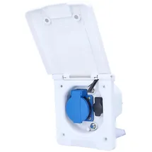 as - Schwabe Multifunktions-Einbausteckdose Weiß 2 St.