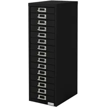 ML-Design Aktenschrank 28x38x87 cm Schwarz