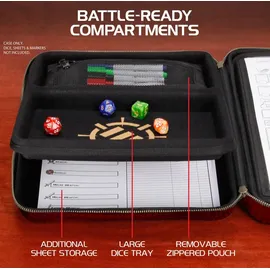 Asmodee Enhance RPG Series Collector's Edition Organizer Case Red