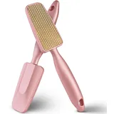 LOPHE Hornhautfeile, Nano Glas Hornhautentferner Professionelle Pediküre, Hornhauthobel mit Langgriff Hornhaut-Feile, für Hornhaut Entfernen Fuß, Gold