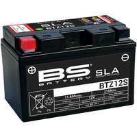 BS Battery 300637 BTZ12S AGM SLA Motorrad Batterie, Schwarz