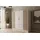 altdecor Kleiderschrank Nelia 200 x 200 x 51 cm Weiß/Artisan