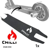 Chilli Scooter Chilli Pro C50 Stunt-Scooter Griptape Ersatz zugeschnitten schwarz) - Schwarz