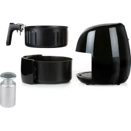 DOMO Heißluftfritteuse XXL 5,5L 2000W schwarz