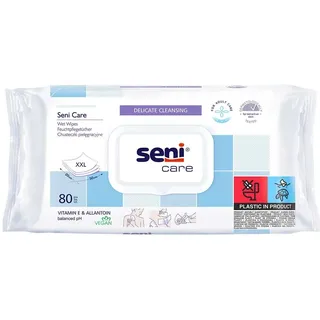 Seni Care Feuchtpflegetücher, 8 x 80 Stück
