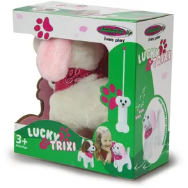 Jamara Trixi RC Plüschhund 22 cm Weiß/Rosa