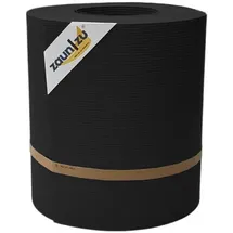 zaunzu® Sichtschutzstreifen Rille Maxi 26 m x 24 cm schwarz