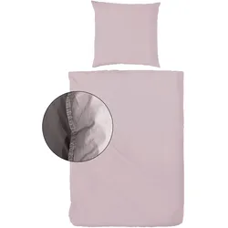 Bettwäsche Renforcé blass-rosé - rosa